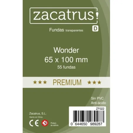 Comprar Fundas Zacatrus Wonder premium (65 mm X 100 mm) (55 uds) barat