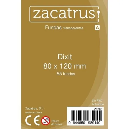 Comprar Fundas Zacatrus Dixit (80 mm X 120 mm) (55 uds) barato al mejo