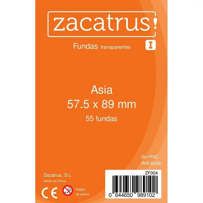 Comprar Fundas Zacatrus Asia (57,5 mm x 89 mm) (55 uds) barato al mejo
