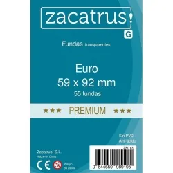 Compra Fundas Zacatrus Euro Premium (59 mm X 92 mm) (55 uds) de Zacatr
