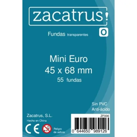 Comprar Fundas Zacatrus Mini Euro (45 x 68 mm) (55 uds) barato al mejo