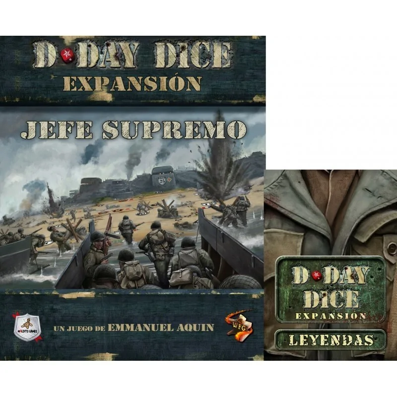 Comprar D-Day Dice: Pack - Jefe Supremo + Leyendas barato al mejor pre
