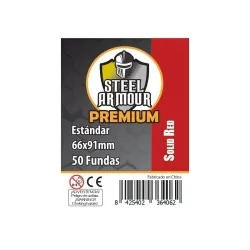 Compra Steel Armour Opaca - Rojo Premium (Pack of 50) (66x91mm) de Ste