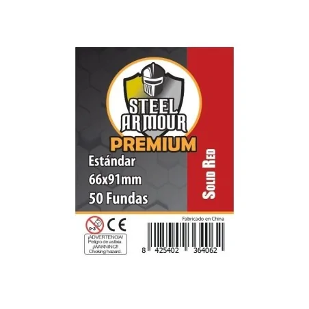 Comprar Steel Armour Opaca - Rojo Premium (Pack of 50) (66x91mm) barat