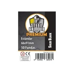 Compra Steel Armour Opaca - Negro Premium (Pack of 50) (66x91mm) de St