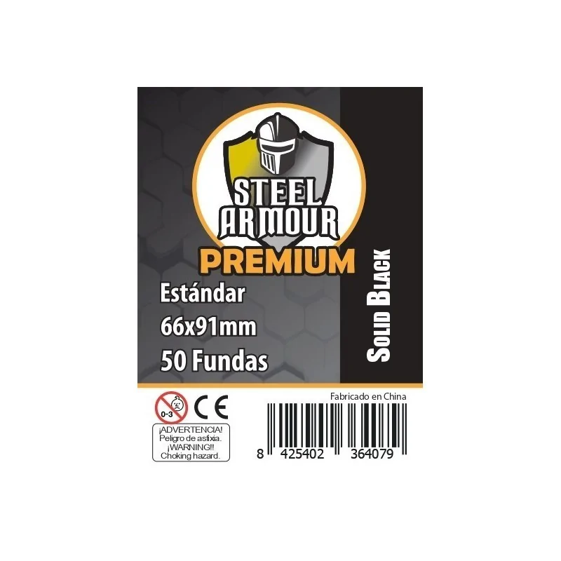 Comprar Steel Armour Opaca - Negro Premium (Pack of 50) (66x91mm) bara