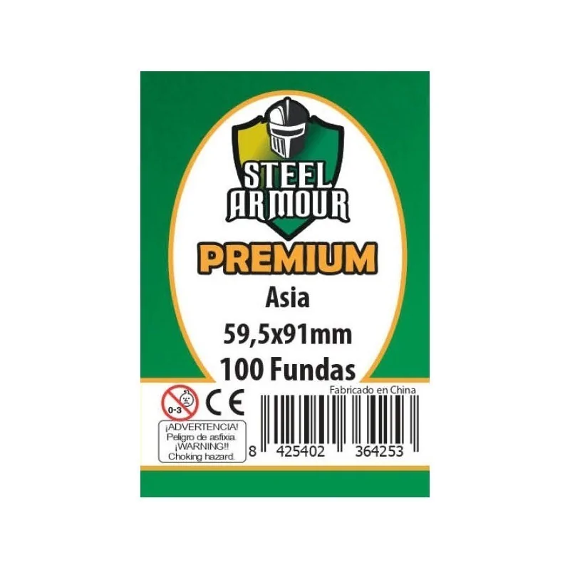Comprar Steel Armour Asia Premium (Pack of 100) (59,5x91mm) barato al 