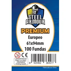 Compra Steel Armour Europeo Premium (Pack of 100) (61x94mm) de Steel A