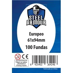Compra Steel Armour Europeo (Pack of 100) (61x94mm) de Steel Armour al