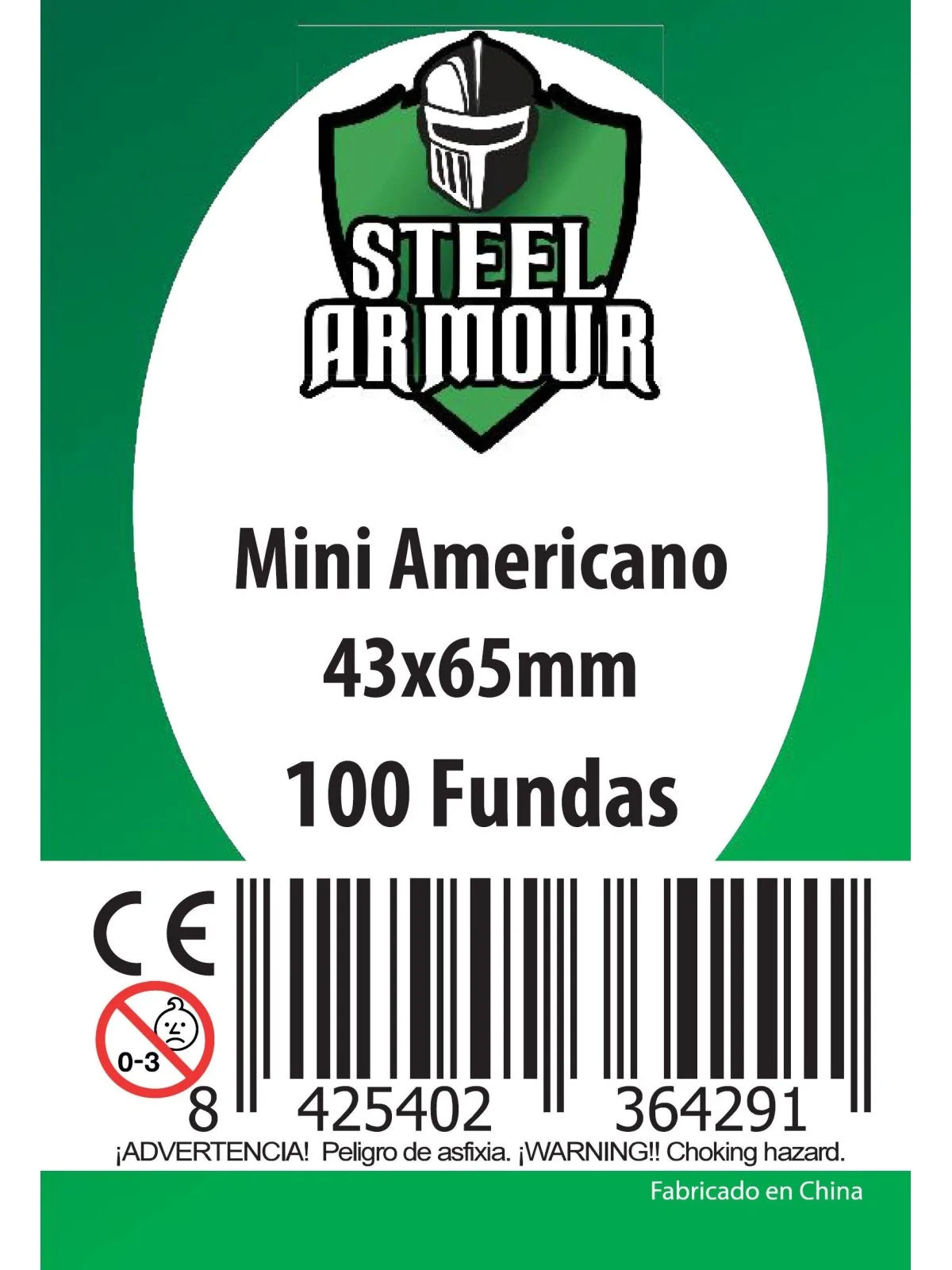 Comprar Steel Armour Mini Americano (Pack of 100) (43x65mm) barato al 
