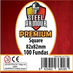 Compra Steel Armour Square Premium (Pack of 100) (82x82mm) de Steel Ar