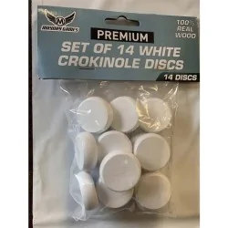 Compra Juego de 14 Discos Crokinole - Blanco de Mayday al mejor precio