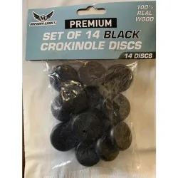 Compra Juego de 14 Discos Crokinole - Negro de Mayday al mejor precio 