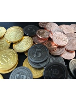 Juego de 50 Monedas de Metal Industrial de Mayday en Otros | La Cueva Roja