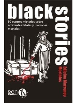 Black Stories: Marrones Mortales de Gen X Games en Juegos de Cartas | La Cueva Roja