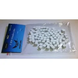 Compra Juego de 100 Cubos de Madera - 8mm - Blanco de Mayday al mejor 